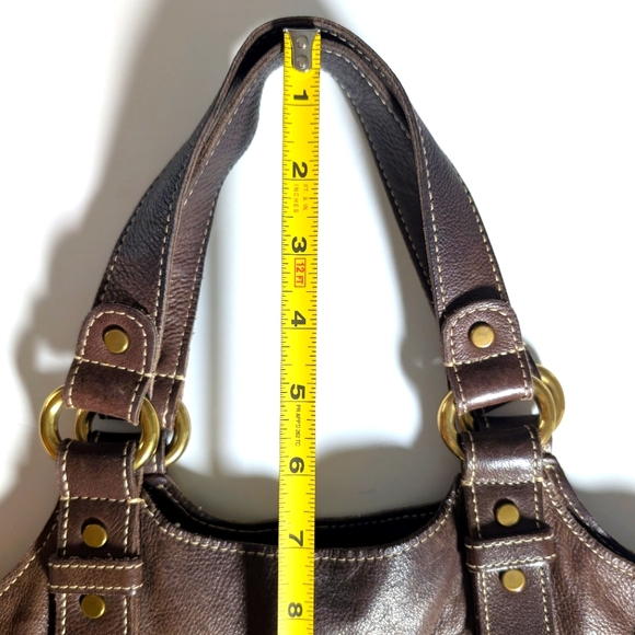 Fossil leather brown shoulder bag - Picture 5 of 15
